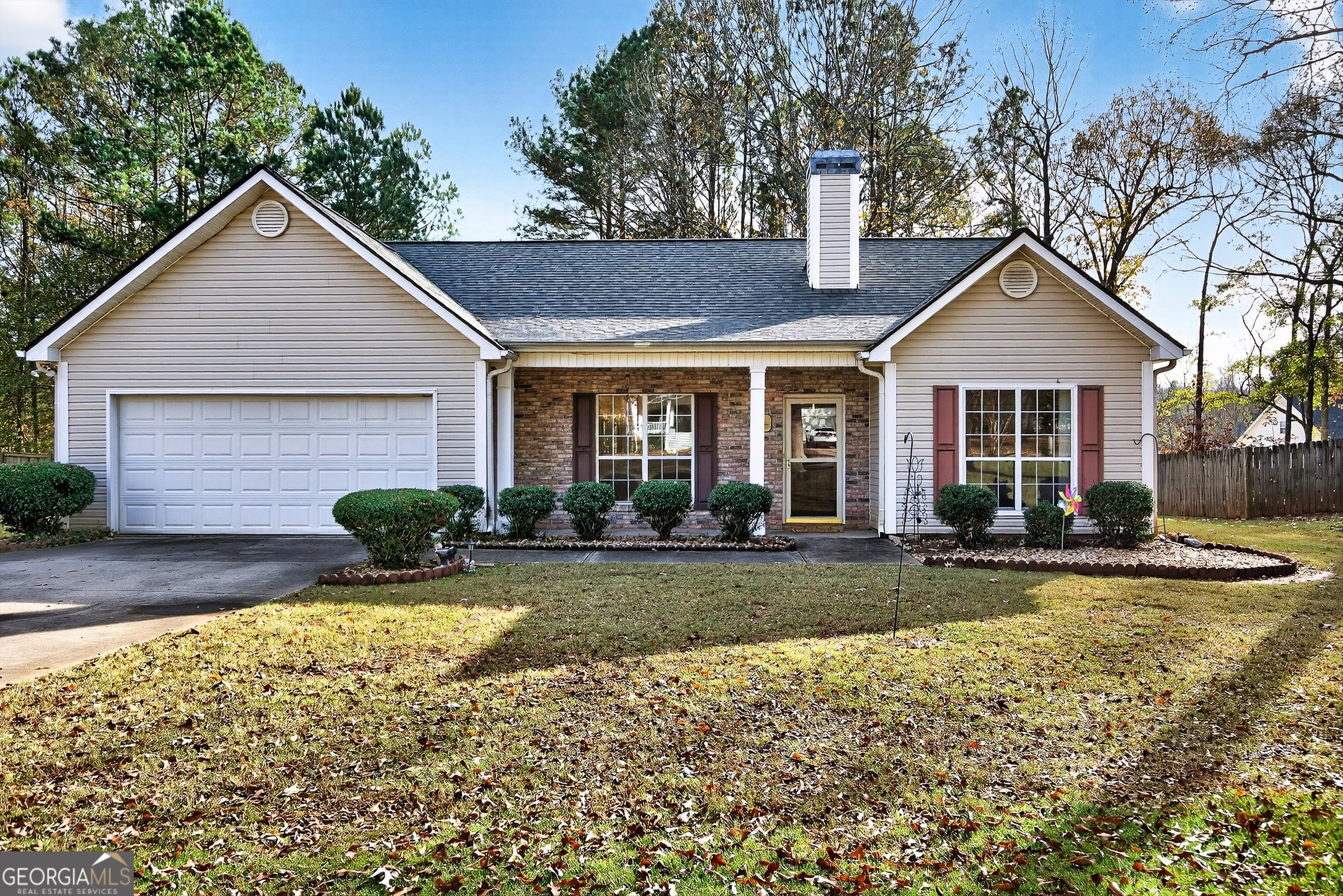 367 N Ridge Senoia, GA 30276 - Photo 1 of 1 a front view of a house with garden