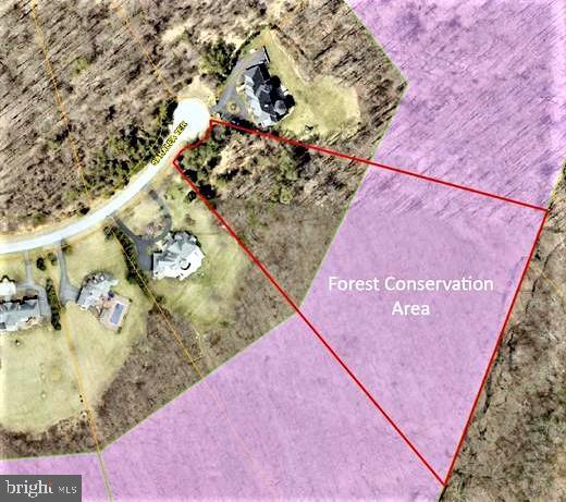 2104 Sahalea Terrace Silver Spring, MD 20905 - Photo 14 of 15 Forest Conservation area on Lot in Pink