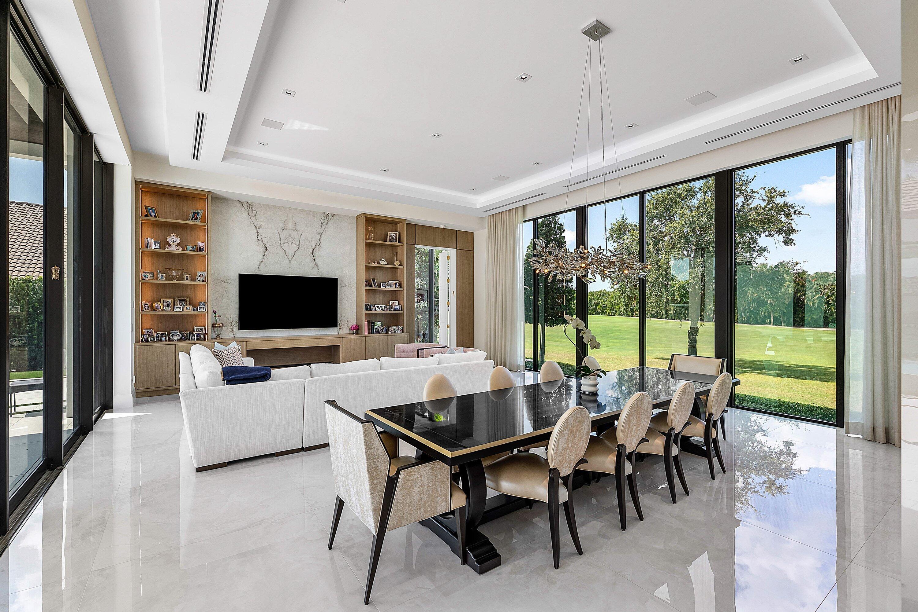 17615 Foxborough Lane Boca Raton, FL 33496 - Photo 18 of 120 Walls of glass surround Dining/Living