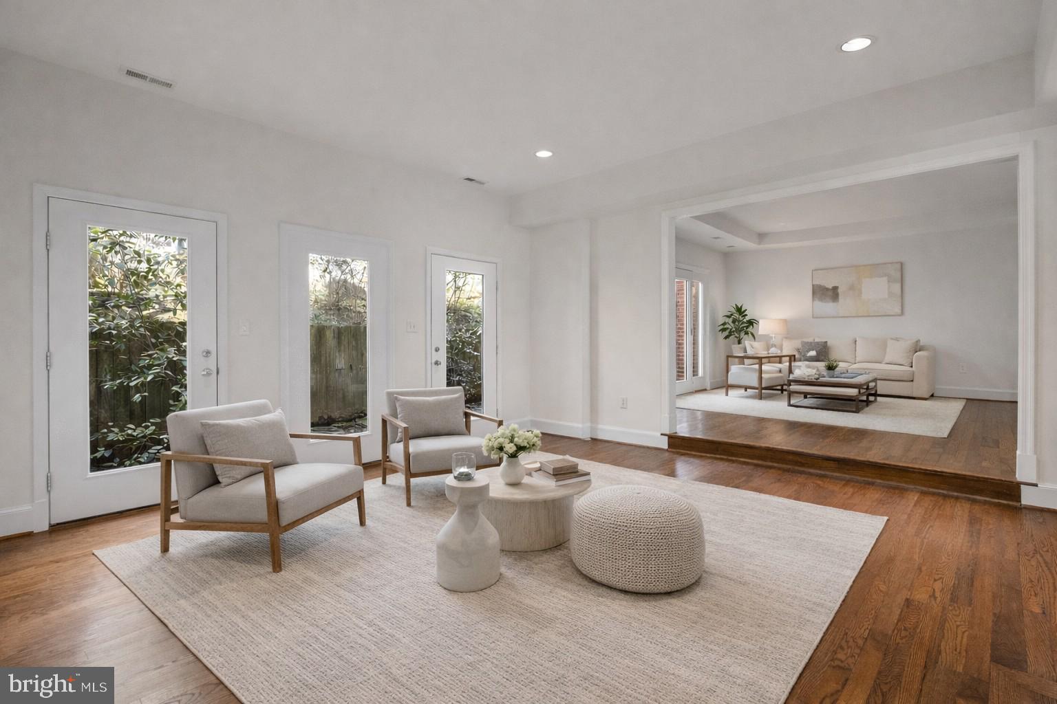2122 Observatory Place Northwest Washington, DC 20007 - Photo 3 of 9 Living Room (virtually staged)
