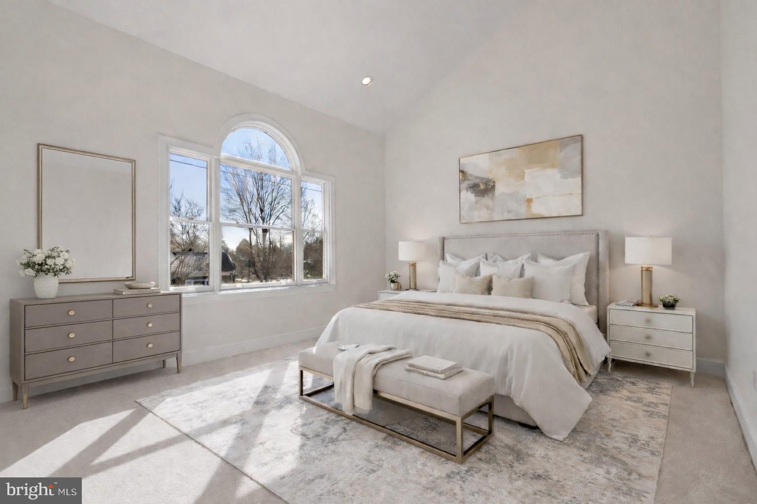 2122 Observatory Place Northwest Washington, DC 20007 - Photo 6 of 9 Primary Bedroom (virtually staged)