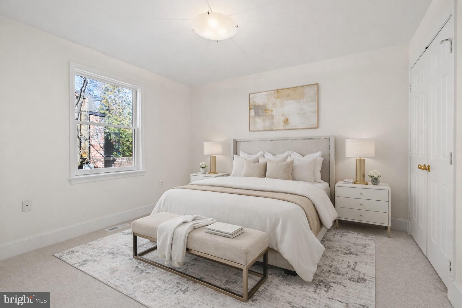 2122 Observatory Place Northwest Washington, DC 20007 - Photo 7 of 9 Guest Bedroom (virtually staged)