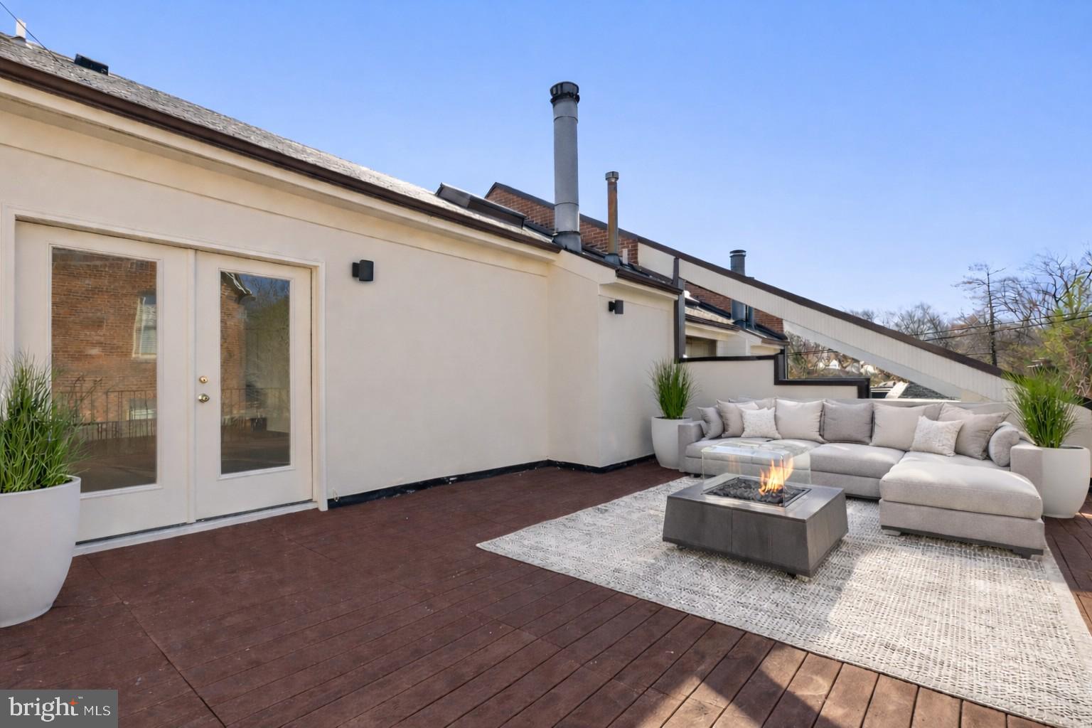 2122 Observatory Place Northwest Washington, DC 20007 - Photo 9 of 9 Private Rooftop Deck (virtually staged)
