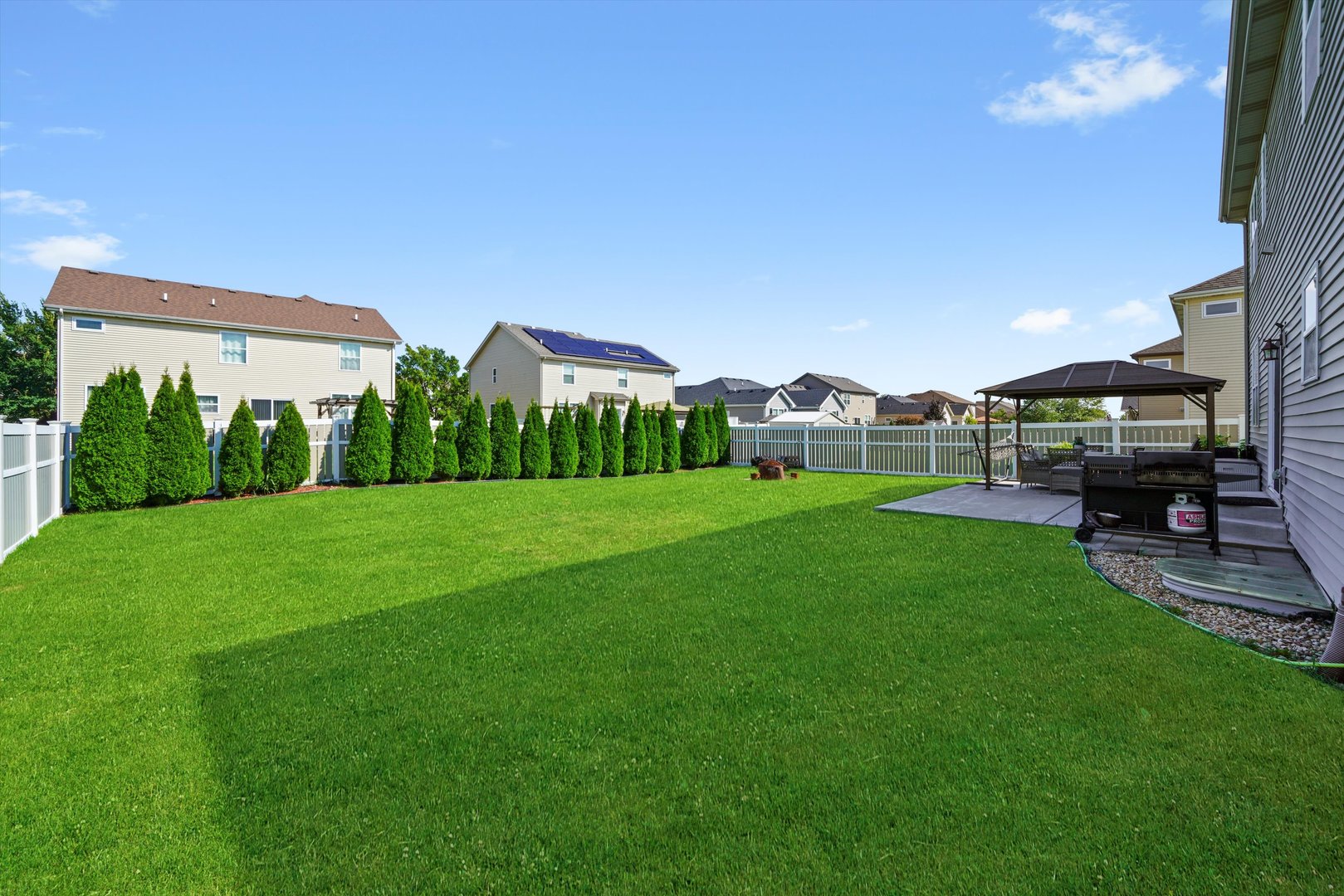 749 North Misty Ridge Drive Romeoville, IL 60446 - Photo 33 of 44 a view of a street with a house in the background