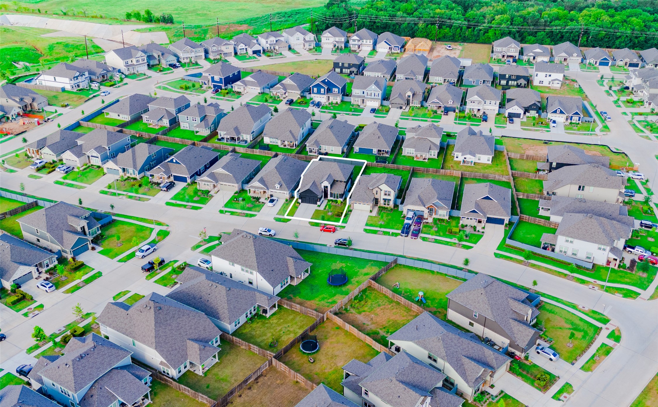 8327 Threadfin Way Fulshear, TX 77441 - Photo 35 of 40 Bird Eye View