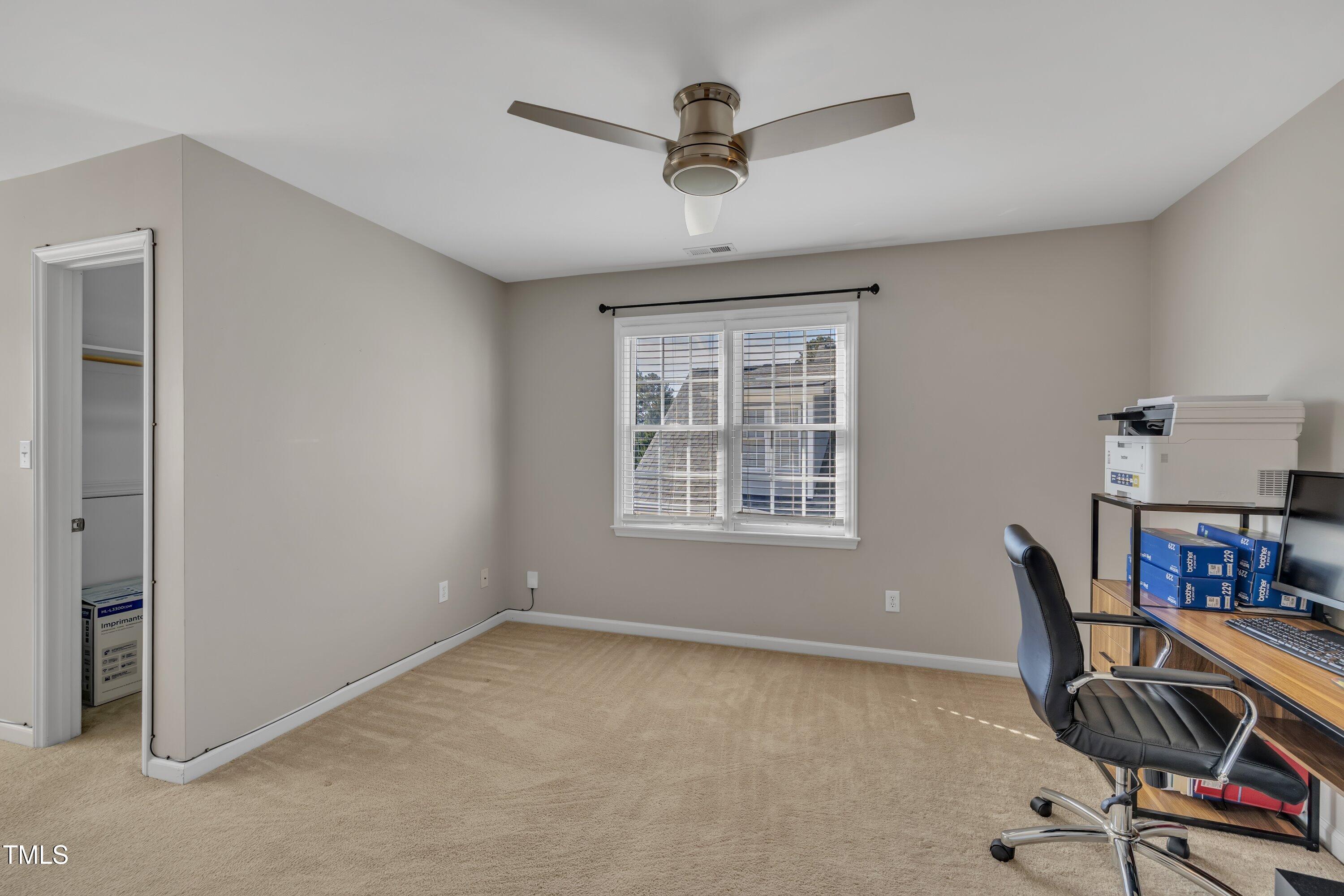 7505 Nichols Road Raleigh, NC 27615 - Photo 32 of 45 Bedroom 3 with large walk-in closet