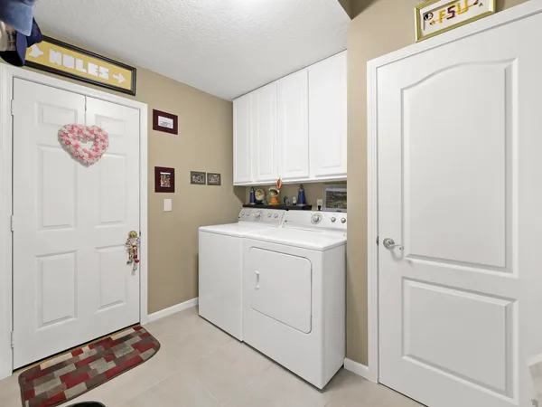 a room with storage and utility