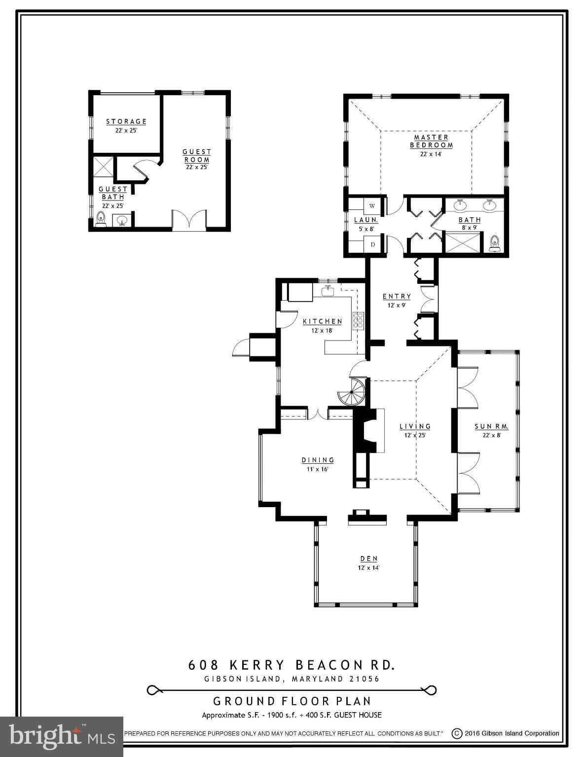 608 Kerry Beacon Road Gibson Island, MD 21056 - Photo 29 of 30 Floorplan