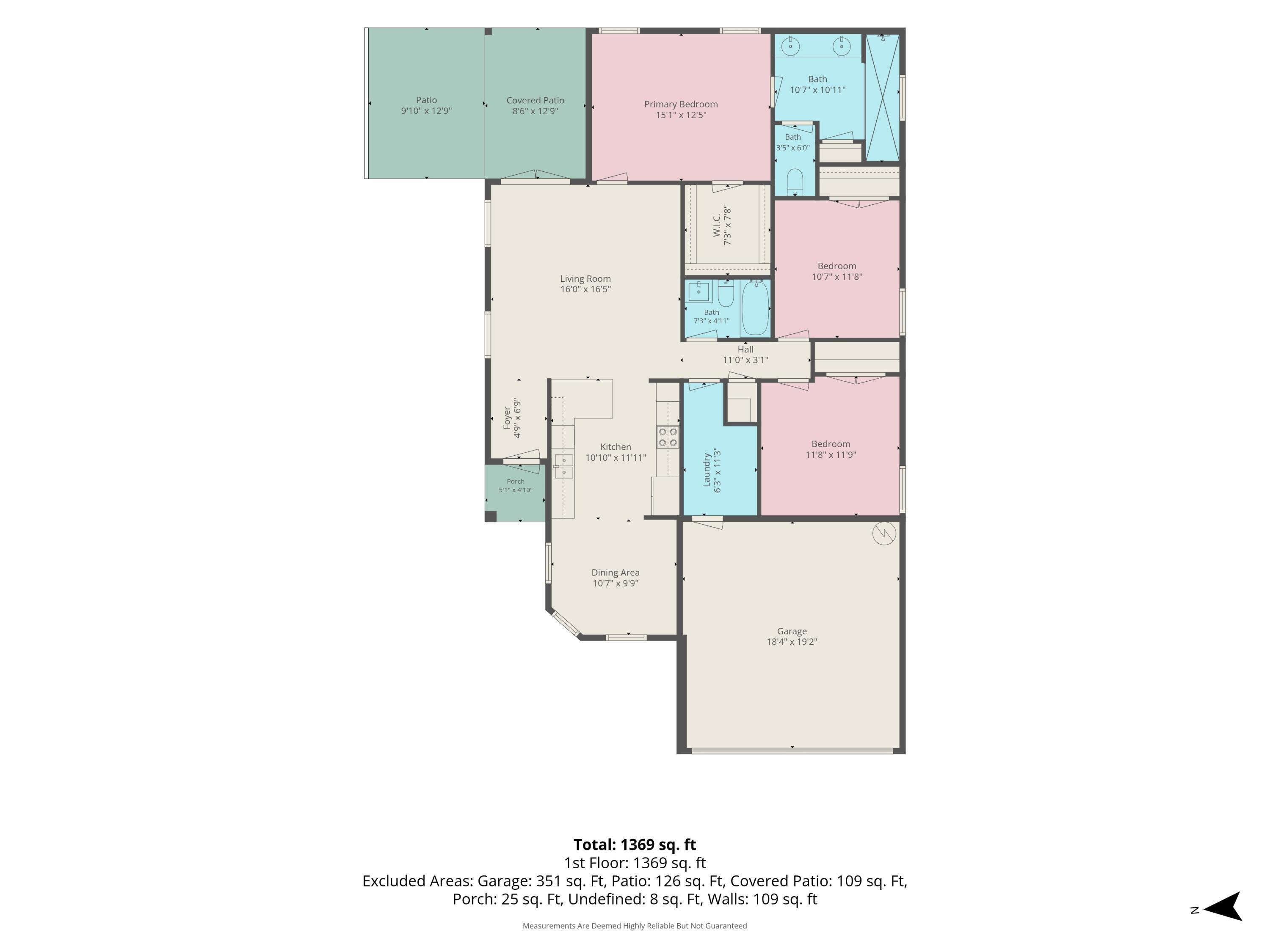 153 Shady Lane Crestview, FL 32536 - Photo 37 of 37 1-Floorplan_1