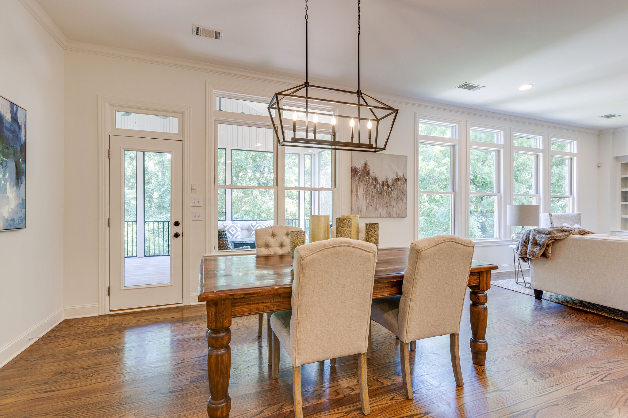 1327 Cottingham Drive Franklin, TN 37067 - Photo 18 of 70 a view of a dining room with furniture window and wooden floor