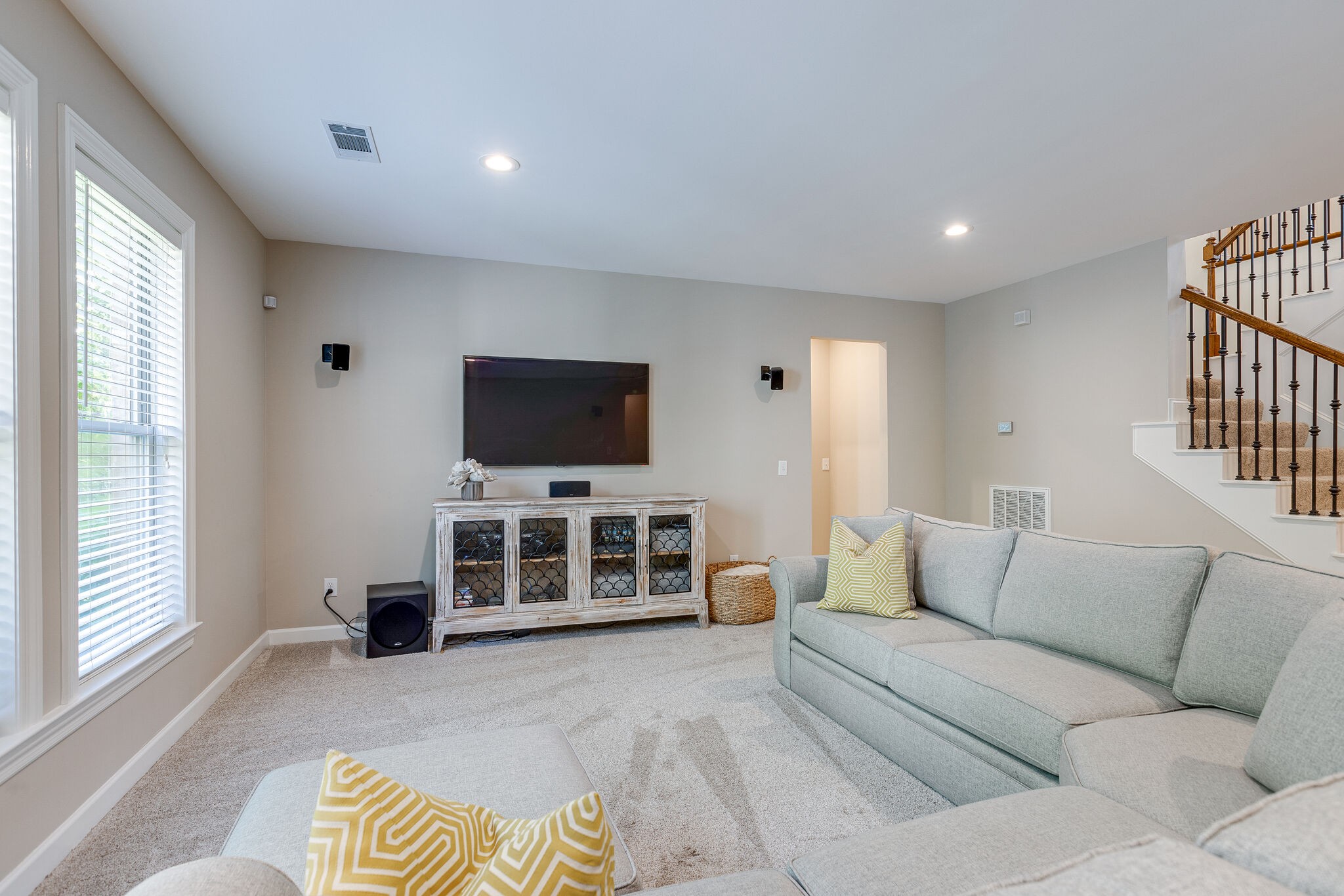 1327 Cottingham Drive Franklin, TN 37067 - Photo 46 of 70 a living room with furniture and a flat screen tv