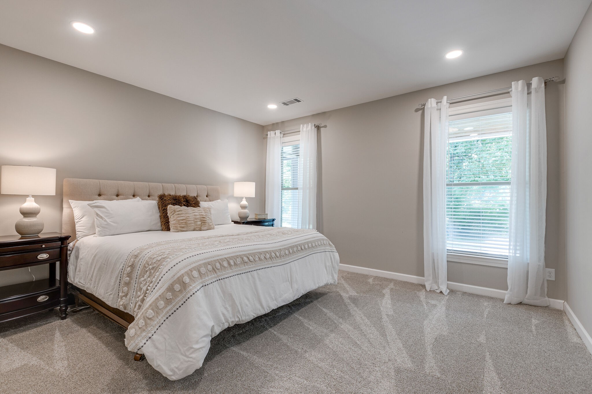 1327 Cottingham Drive Franklin, TN 37067 - Photo 51 of 70 a bedroom with a bed and a large window
