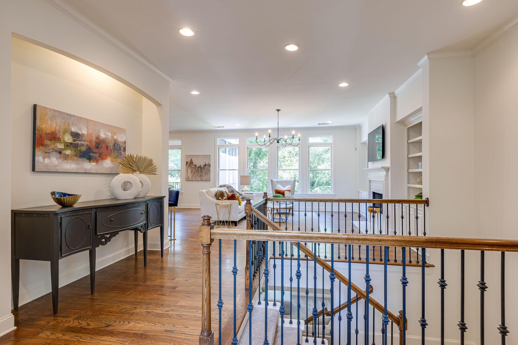 1327 Cottingham Drive Franklin, TN 37067 - Photo 8 of 70 a view of a dining room with furniture window and wooden floor