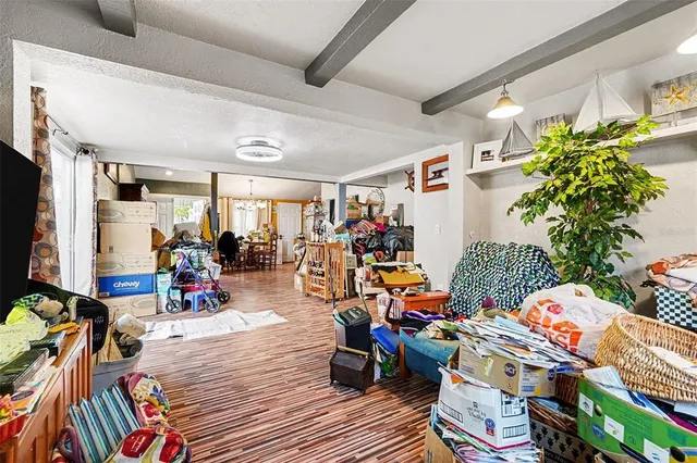 a view of a room with lots of stuff