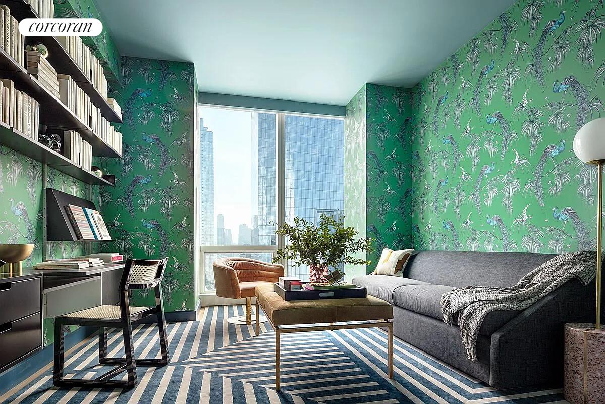 15 Hudson Yards, Unit 25H Manhattan, NY 10001 - Photo 8 of 16 a outdoor living space with furniture and a potted plant