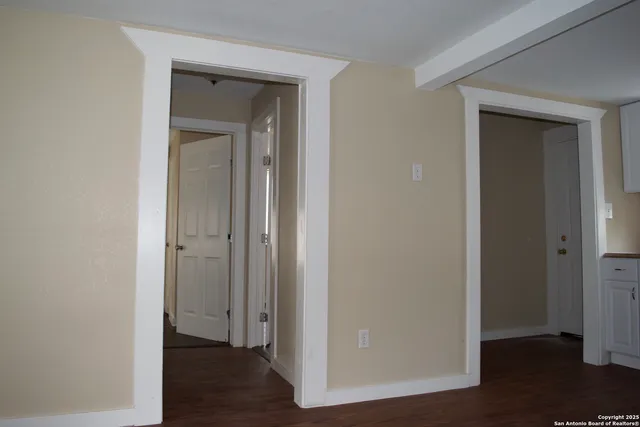 a view of an empty room