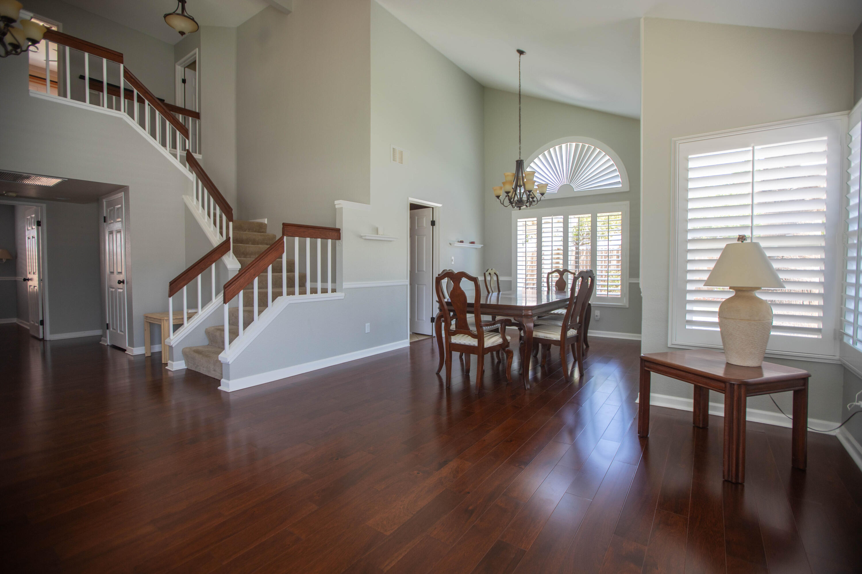 36852 Vía Del Rio Palmdale, CA 93550 - Photo 8 of 34 a view of dining room with furniture window and wooden floor
