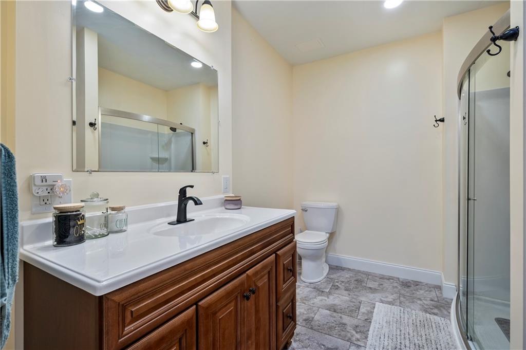 101 Quaker Ridge Court Beaver, PA 15009 - Photo 27 of 33 Lower level bath, great for overnight guests, an in-law suite, many possibilities!