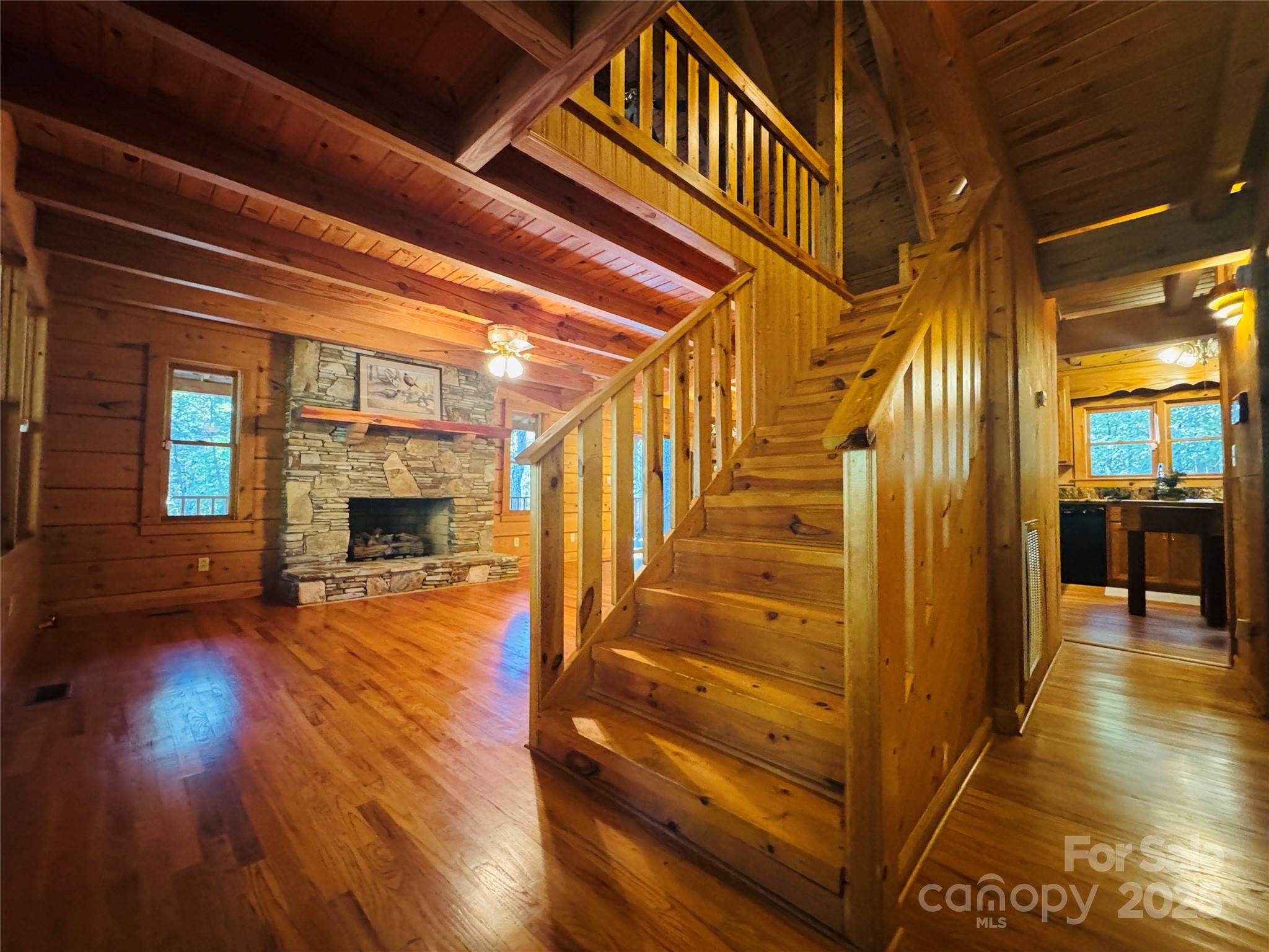 565 Barber Road Gold Hill, NC 28071 - Photo 20 of 42 a view of entryway and hall with wooden floor