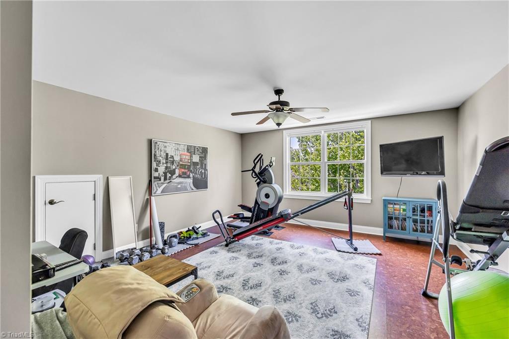 6410 Ashton Park Drive Oak Ridge, NC 27310 - Photo 22 of 49 Flex/bonus room with cork flooring.