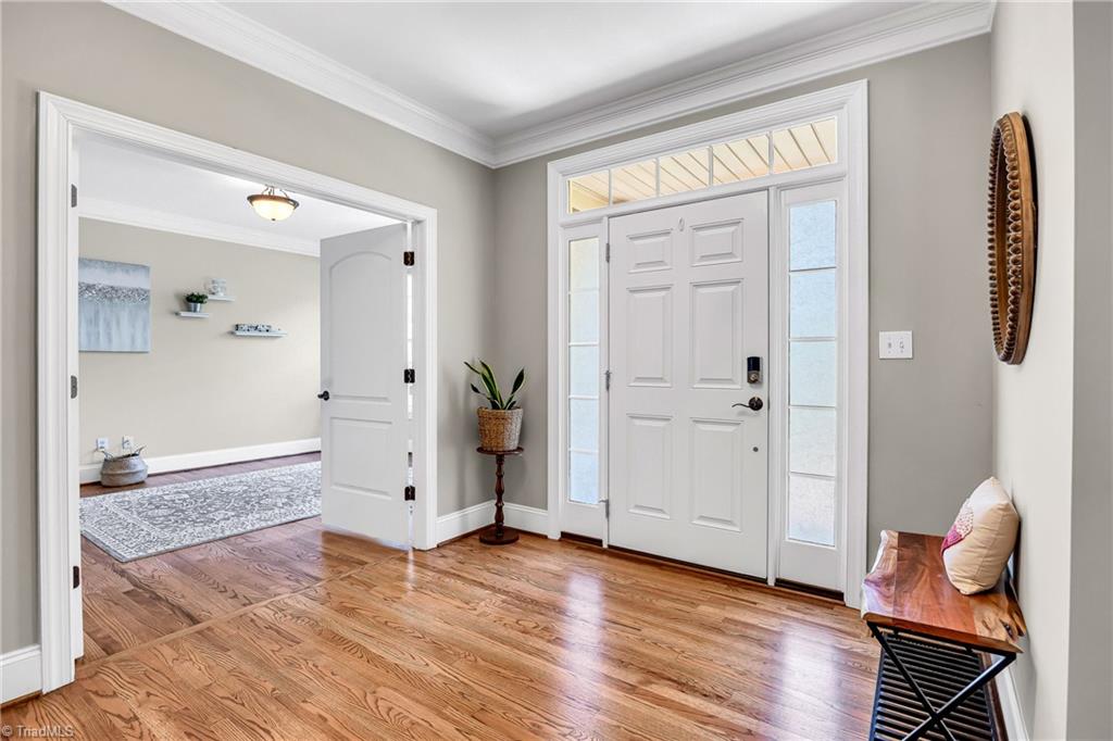 6410 Ashton Park Drive Oak Ridge, NC 27310 - Photo 5 of 49 Entry looking at Office/playroom