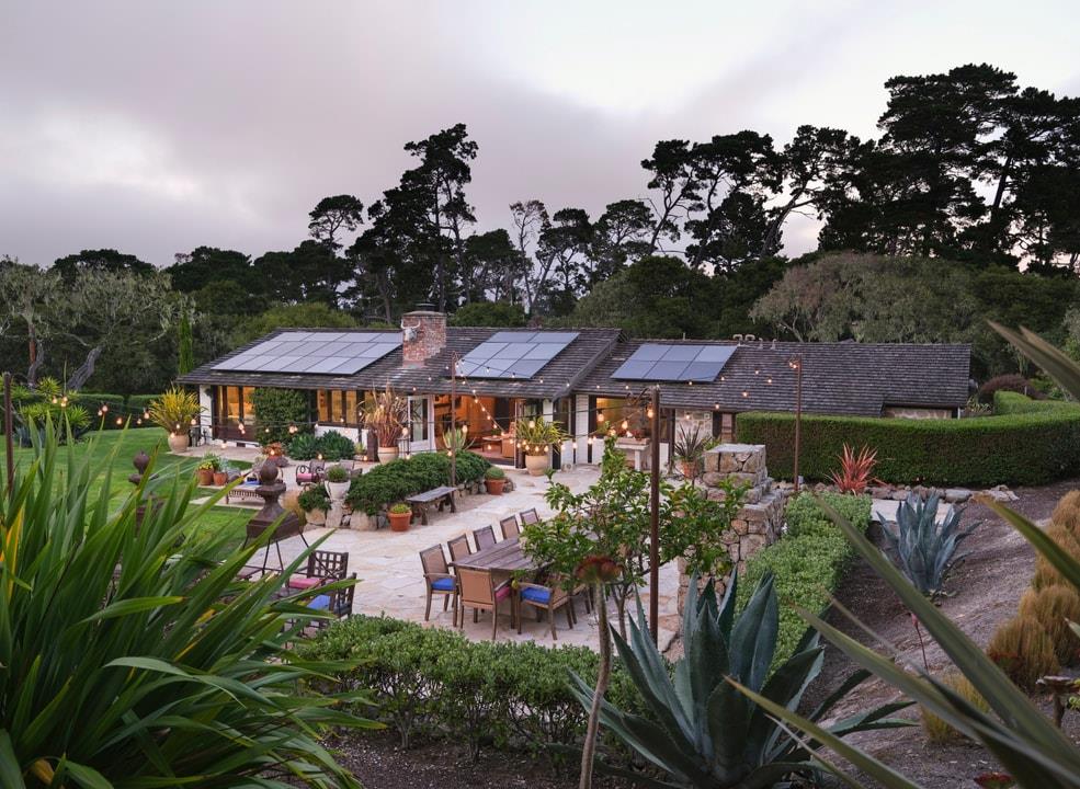 1340 Jacks Road Monterey, CA 93940 - Photo 20 of 37 a view of a patio with table and chairs potted plants