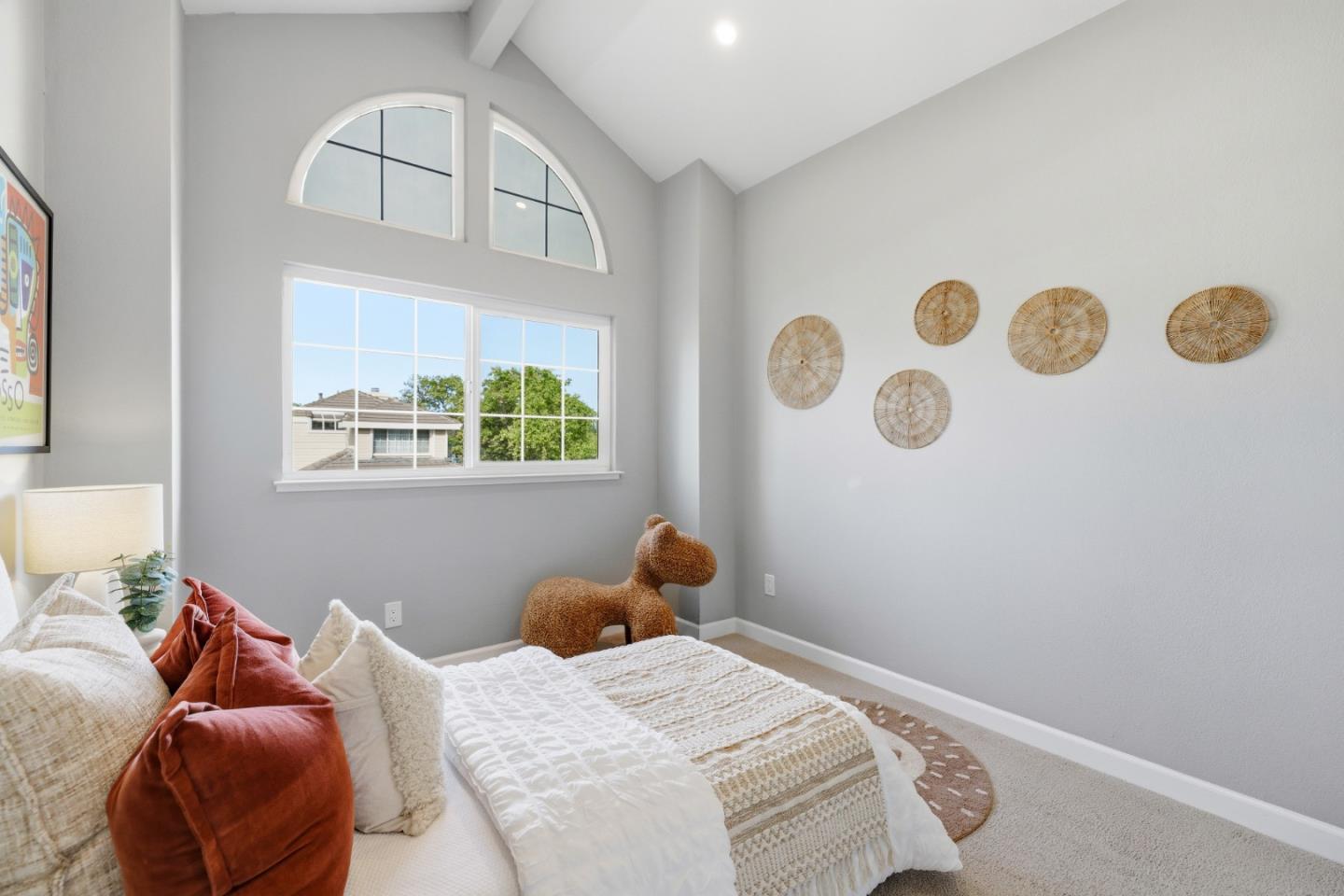 2896 Barrington Terrace Fremont, CA 94536 - Photo 26 of 64 a bedroom with a bed and a window