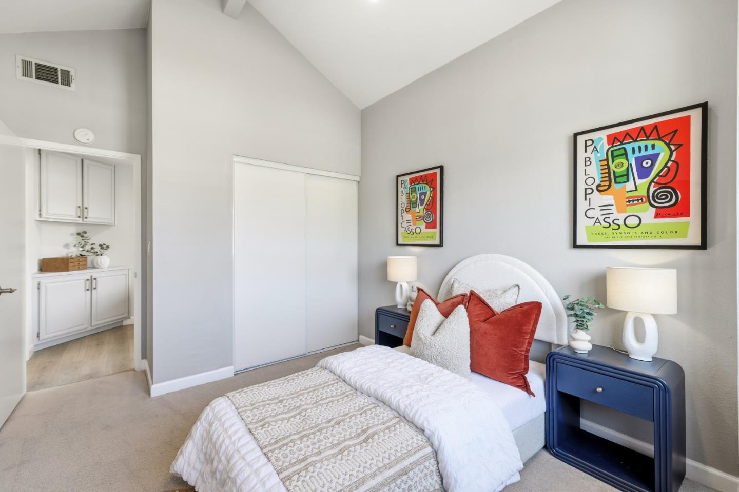 2896 Barrington Terrace Fremont, CA 94536 - Photo 27 of 64 a bedroom with bed and cupboard