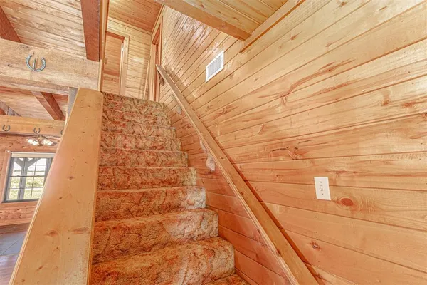 a view of a backyard of a house