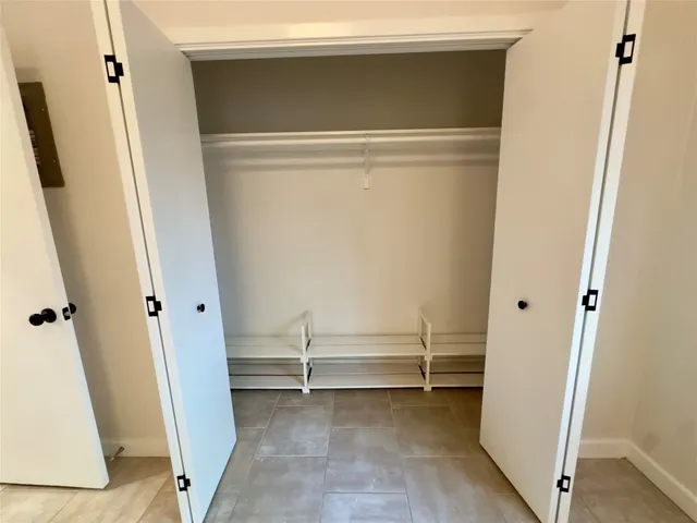 a view of closet area