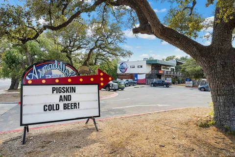 a sign on the side of a road