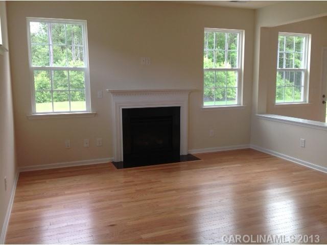 78047 Rillstone Drive, Unit 236 Lancaster, SC 29720 - Photo 4 of 16 an empty room with wooden floor fireplace and windows