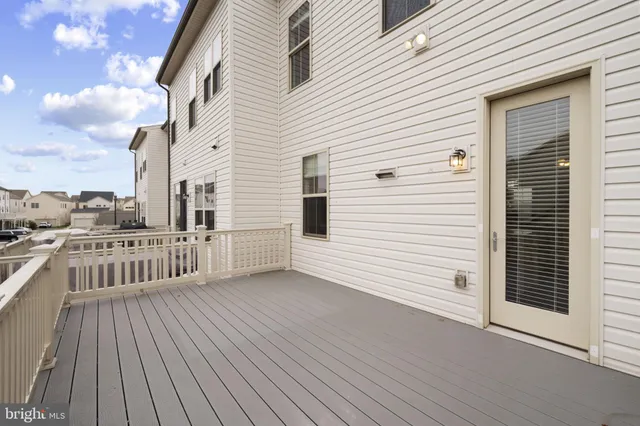 a view of a roof deck