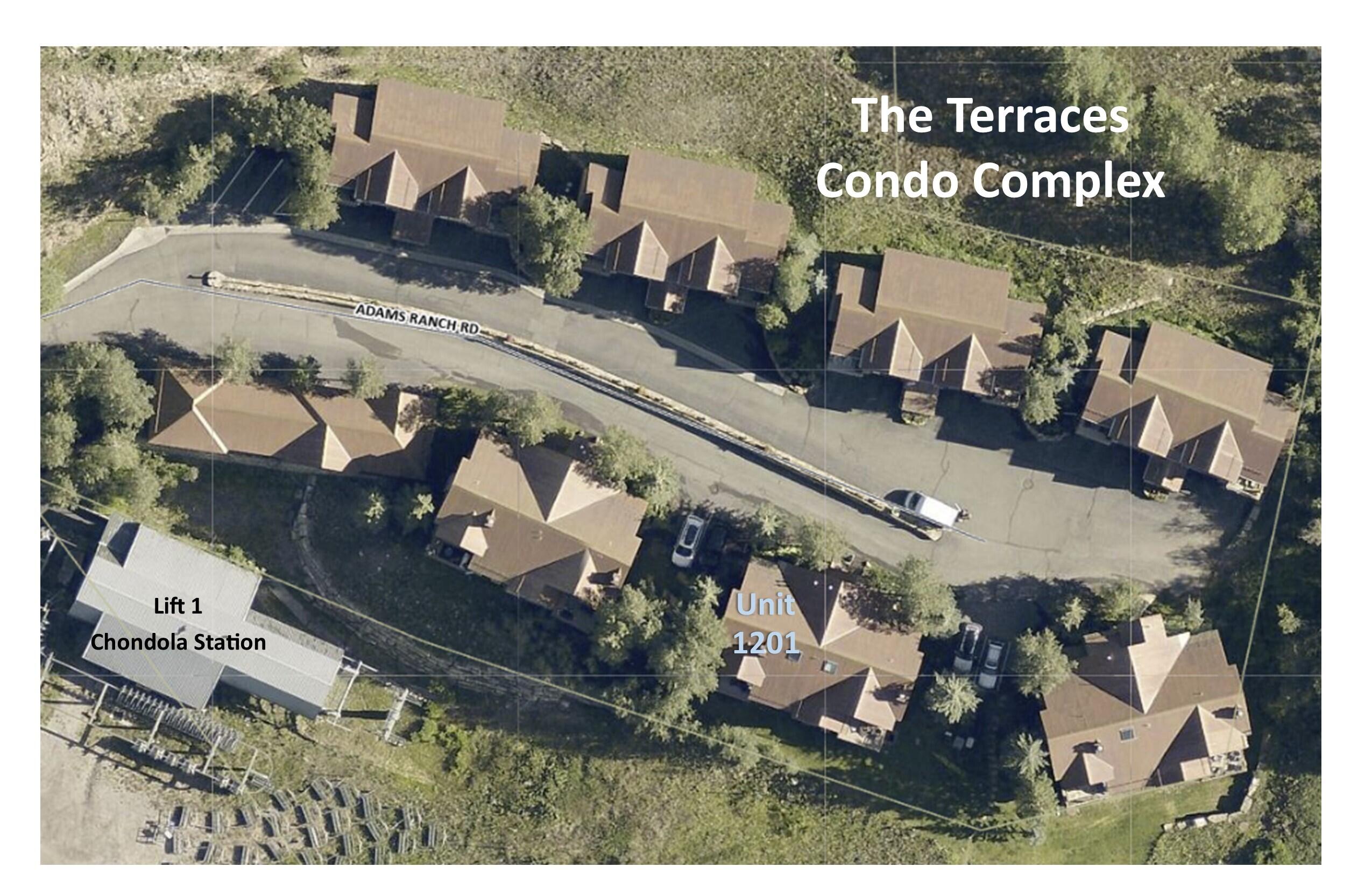 404 Adams Ranch Road, Unit 1201 Mountain Village, CO 81435 - Photo 14 of 47 Aerial of The Terraces