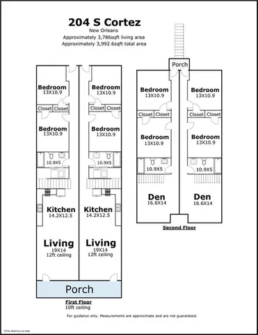 $2,900 | 204 South Cortez Street, New Orleans, LA 70119