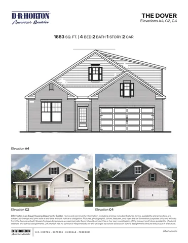 a view of a big house