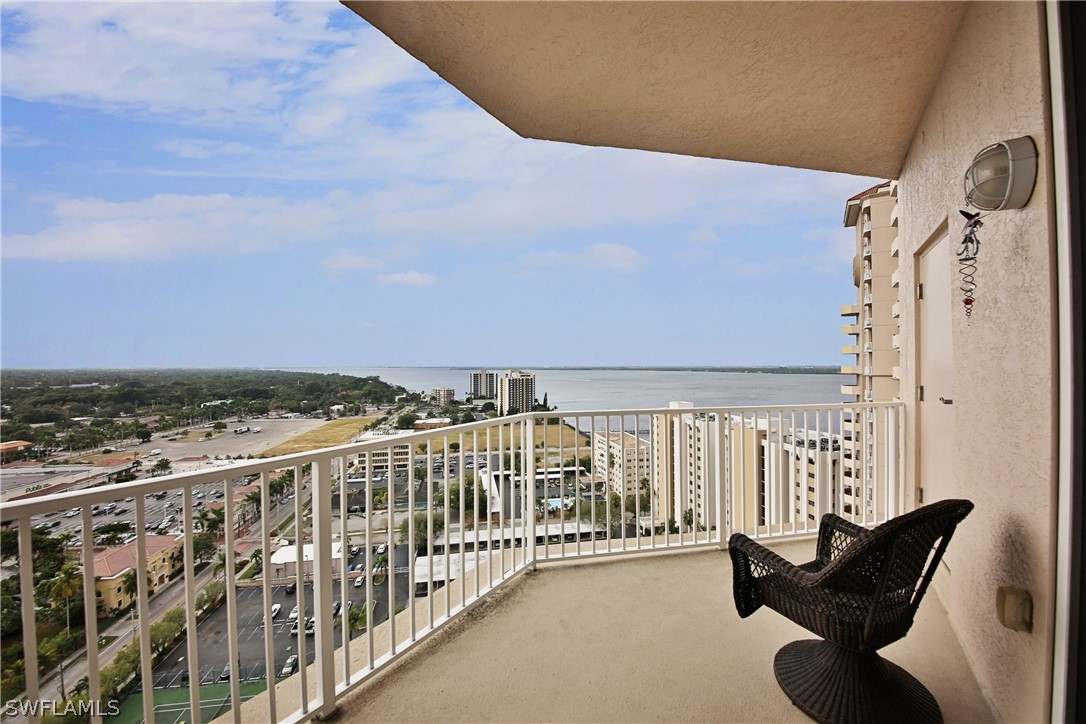 2090 West First Street, Unit 2107 Fort Myers, FL 33901 - Photo 4 of 35 a view of balcony with couch
