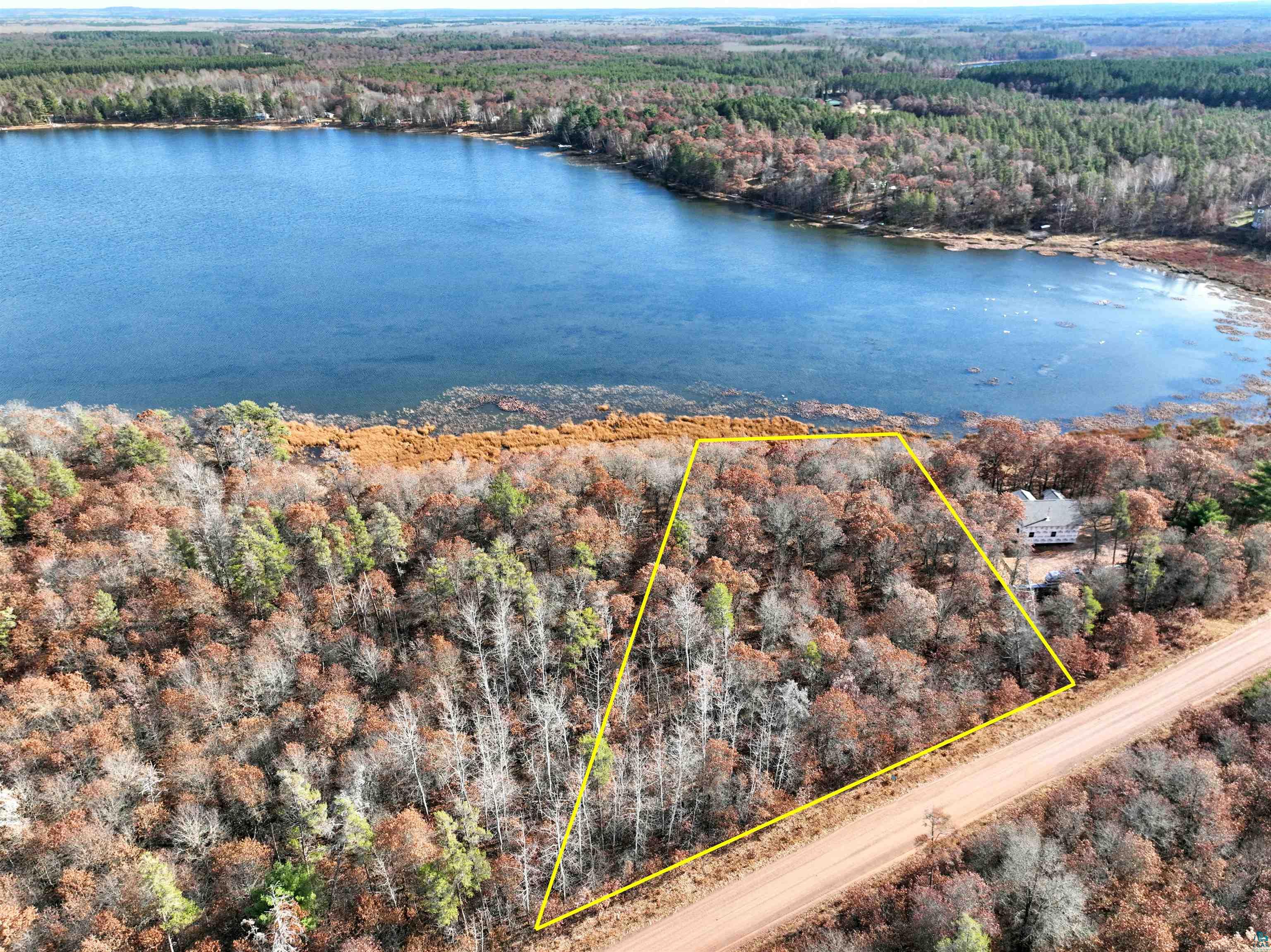Lot 3 East Wemissem Road Gordon, WI 54838 - Photo 3 of 7 Birds eye view of property featuring a water view