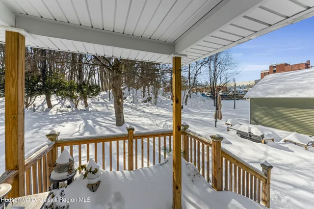 a view of a balcony with lake view and a ocean view