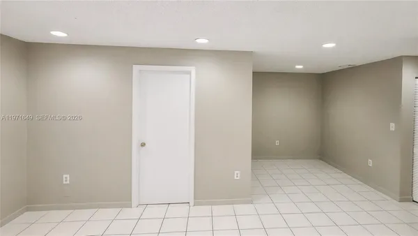 a view of an empty room