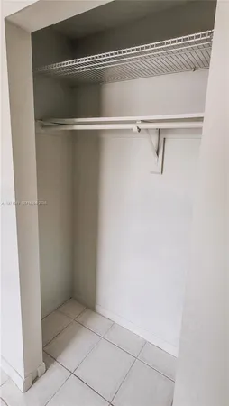 a close view of closet