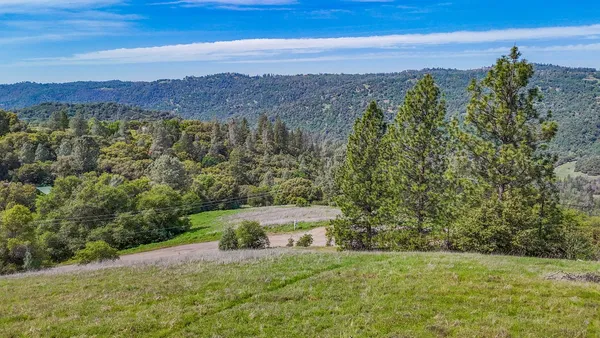 a view of an outdoor space and mountain view