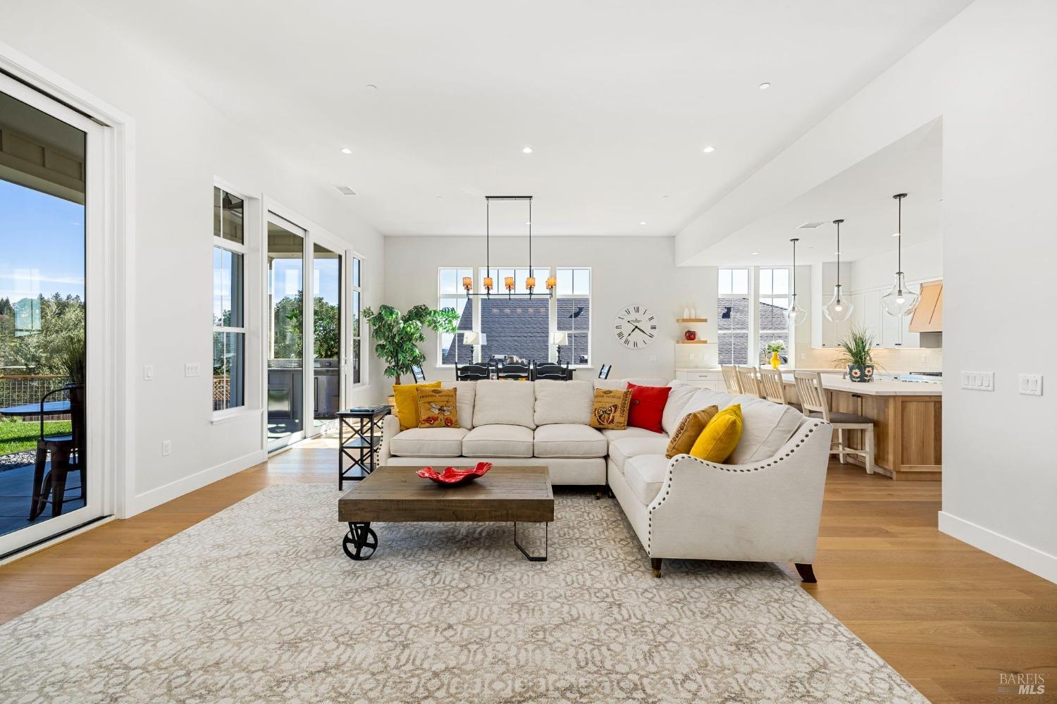 3712 Crown Hill Drive Santa Rosa, CA 95404 - Photo 16 of 71 View while standing directly in front of the fireplace.