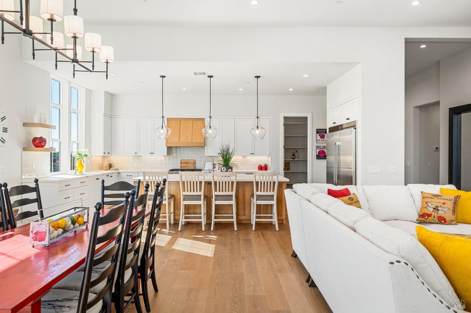 3712 Crown Hill Drive Santa Rosa, CA 95404 - Photo 17 of 71 Here is your view looking towards the island kitchen from the sliding glass door.