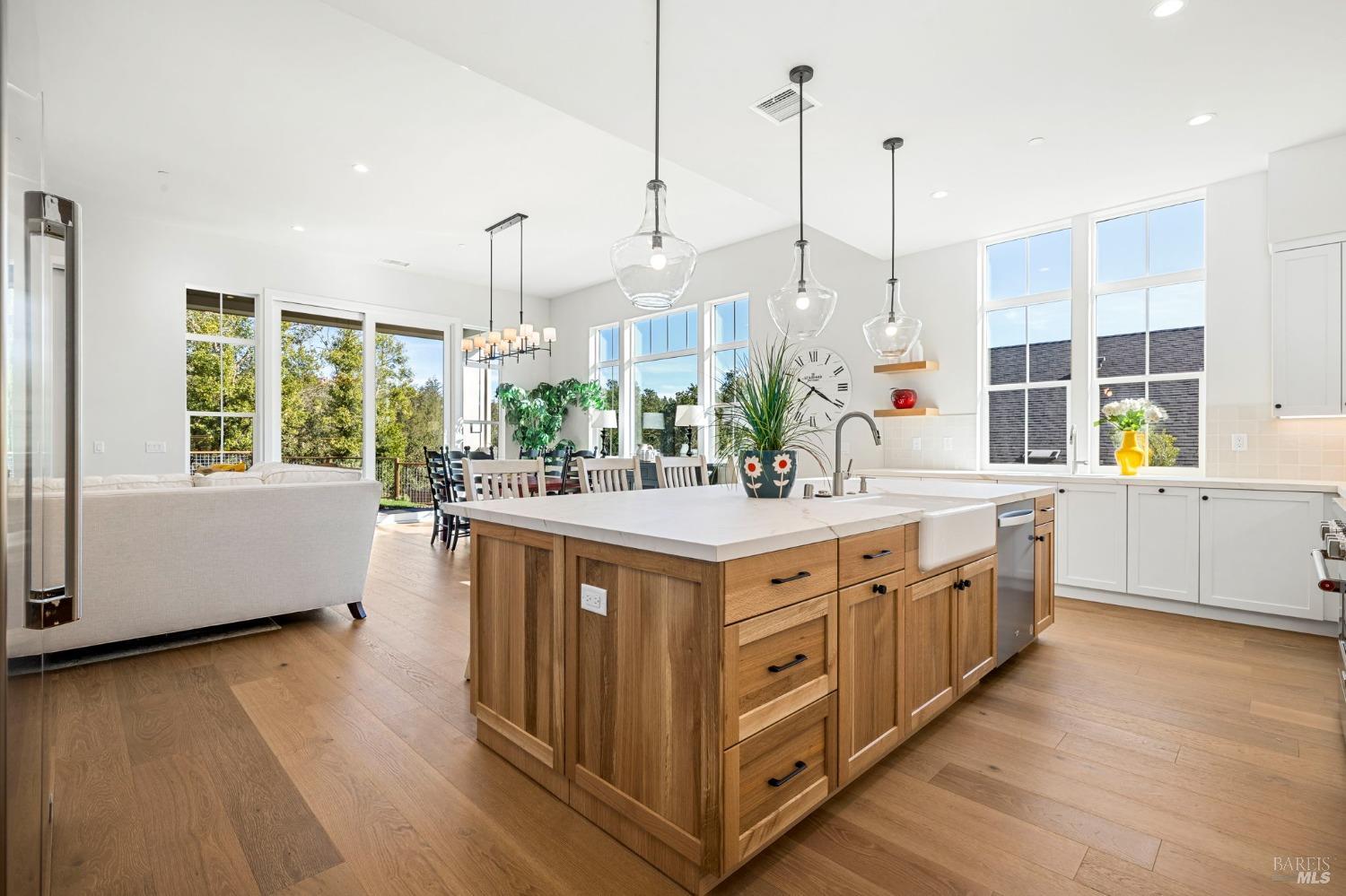 3712 Crown Hill Drive Santa Rosa, CA 95404 - Photo 24 of 71 You can see that there are also cabinets and drawers located on the front side of the island as well. I'm still looking out back to these incredible views from everywhere in this amazing living space.
