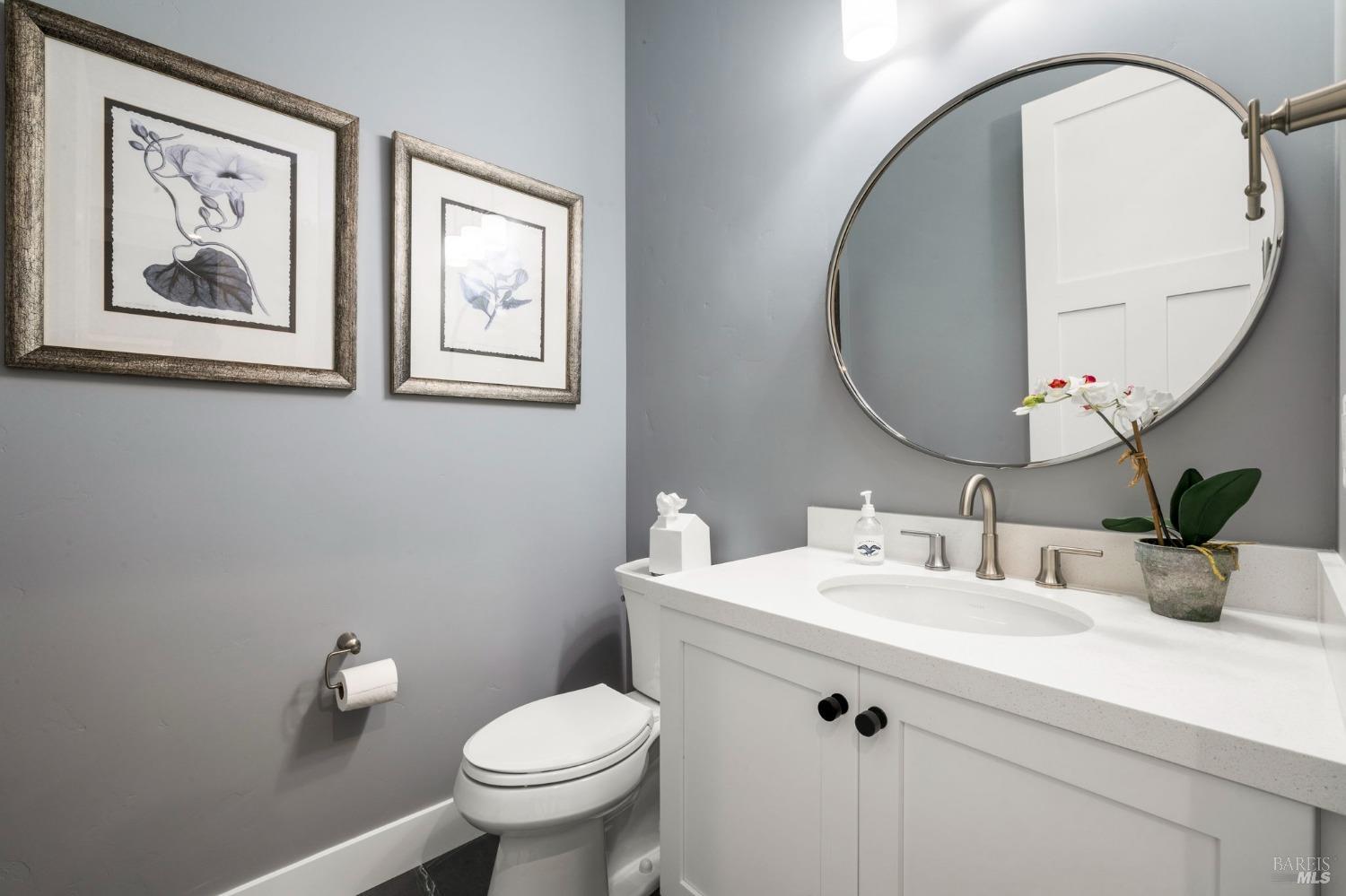 3712 Crown Hill Drive Santa Rosa, CA 95404 - Photo 51 of 71 Here is the nicely detailed powder room for guests and family when visiting.