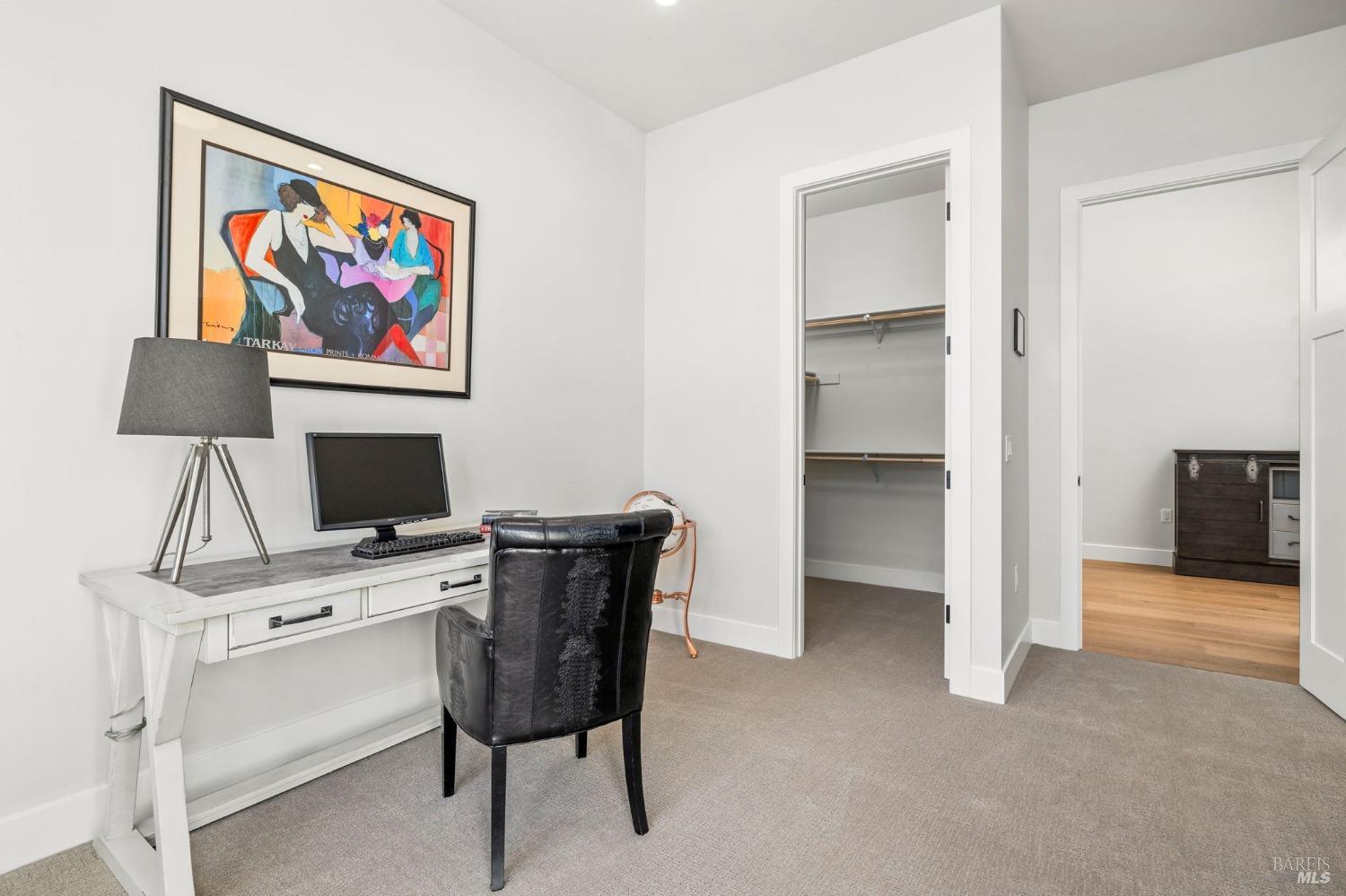 3712 Crown Hill Drive Santa Rosa, CA 95404 - Photo 54 of 71 This view while standing in the large ensuite secondary bedroom shows you the Walkin closet. The ensuite bathroom is to the right of this photo.