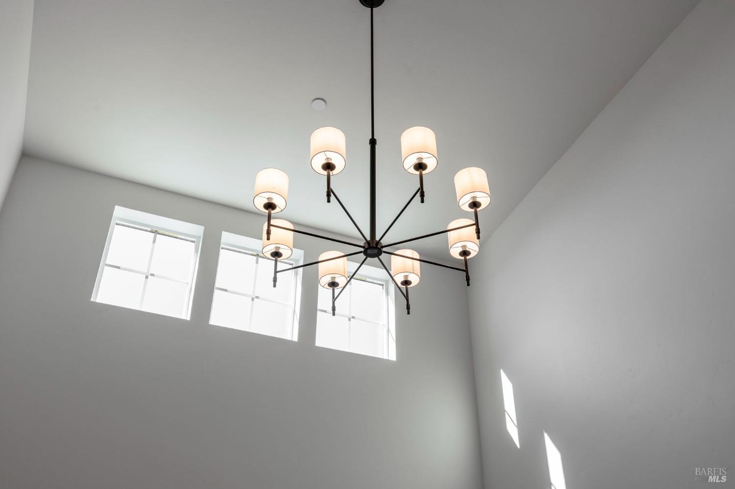 3712 Crown Hill Drive Santa Rosa, CA 95404 - Photo 65 of 71 Close up of the lighting and 17 ft ceiling in the entryway.