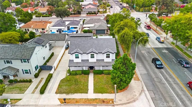 a backyard of a house with seating space