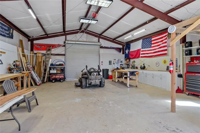 a view of a storage in a room